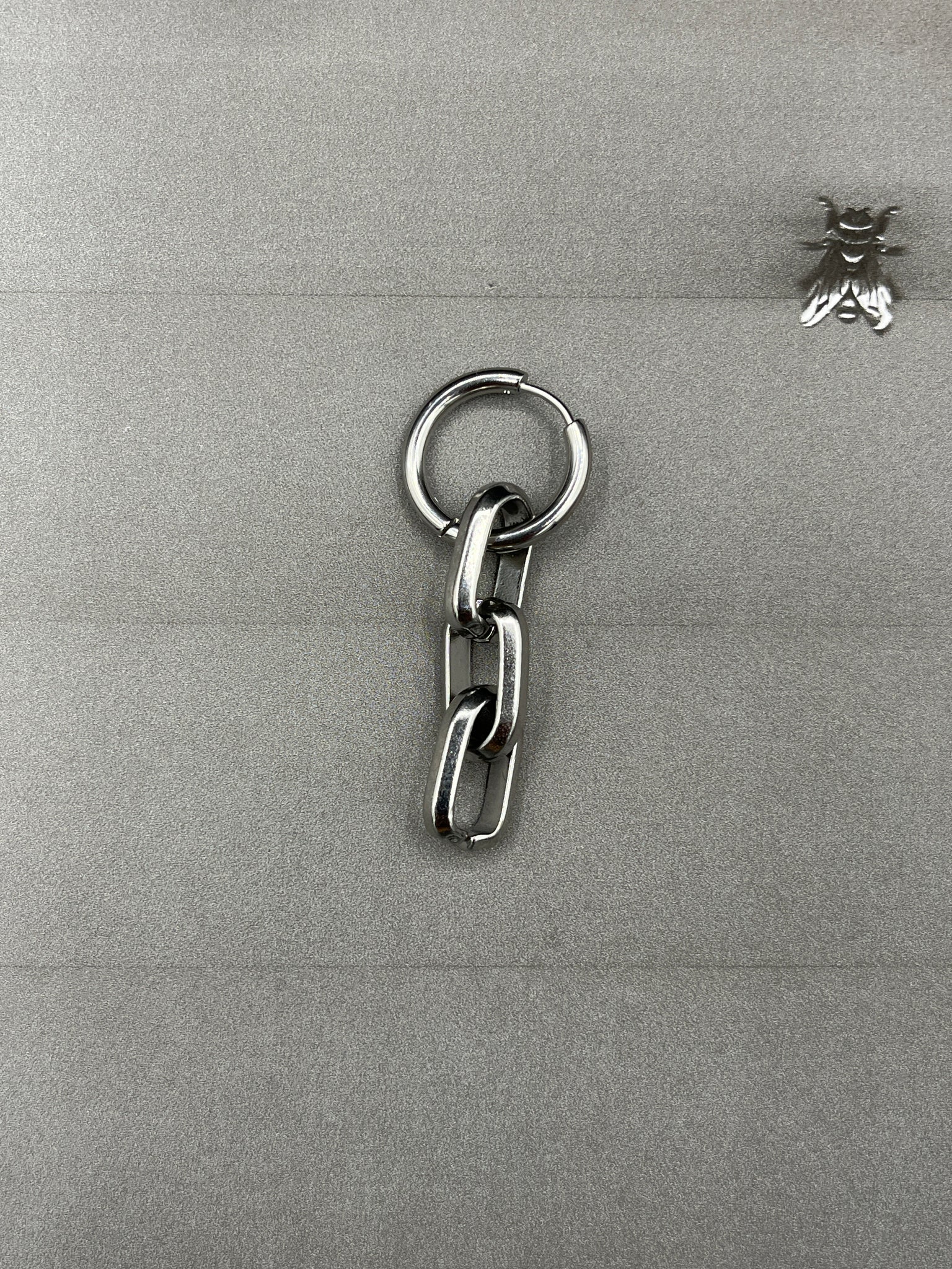 Sample Chain Single Earring #01