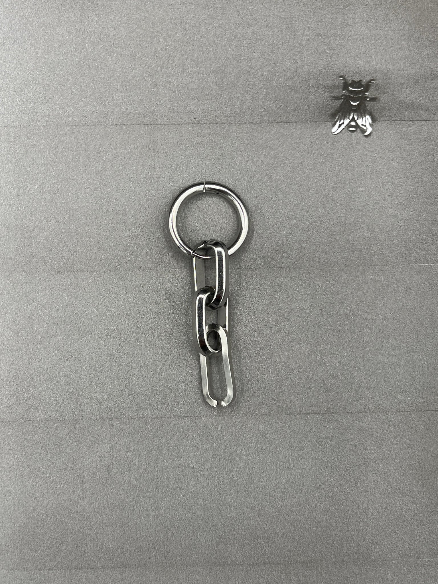 Sample Chain Single Earring #04
