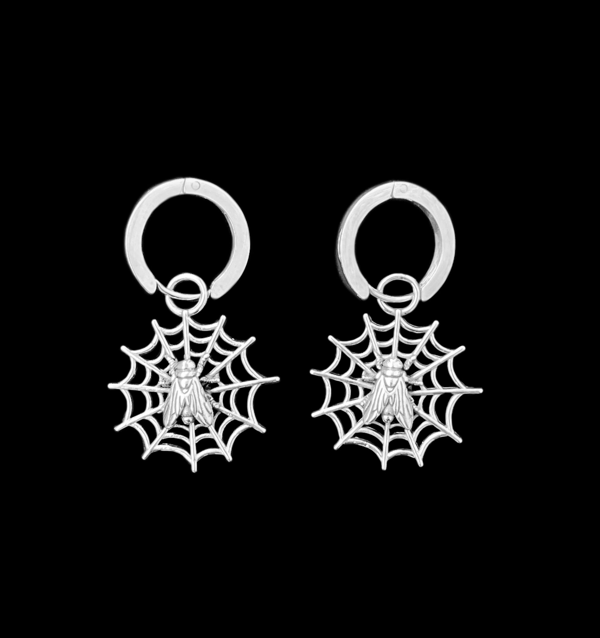 Fly Web Earrings