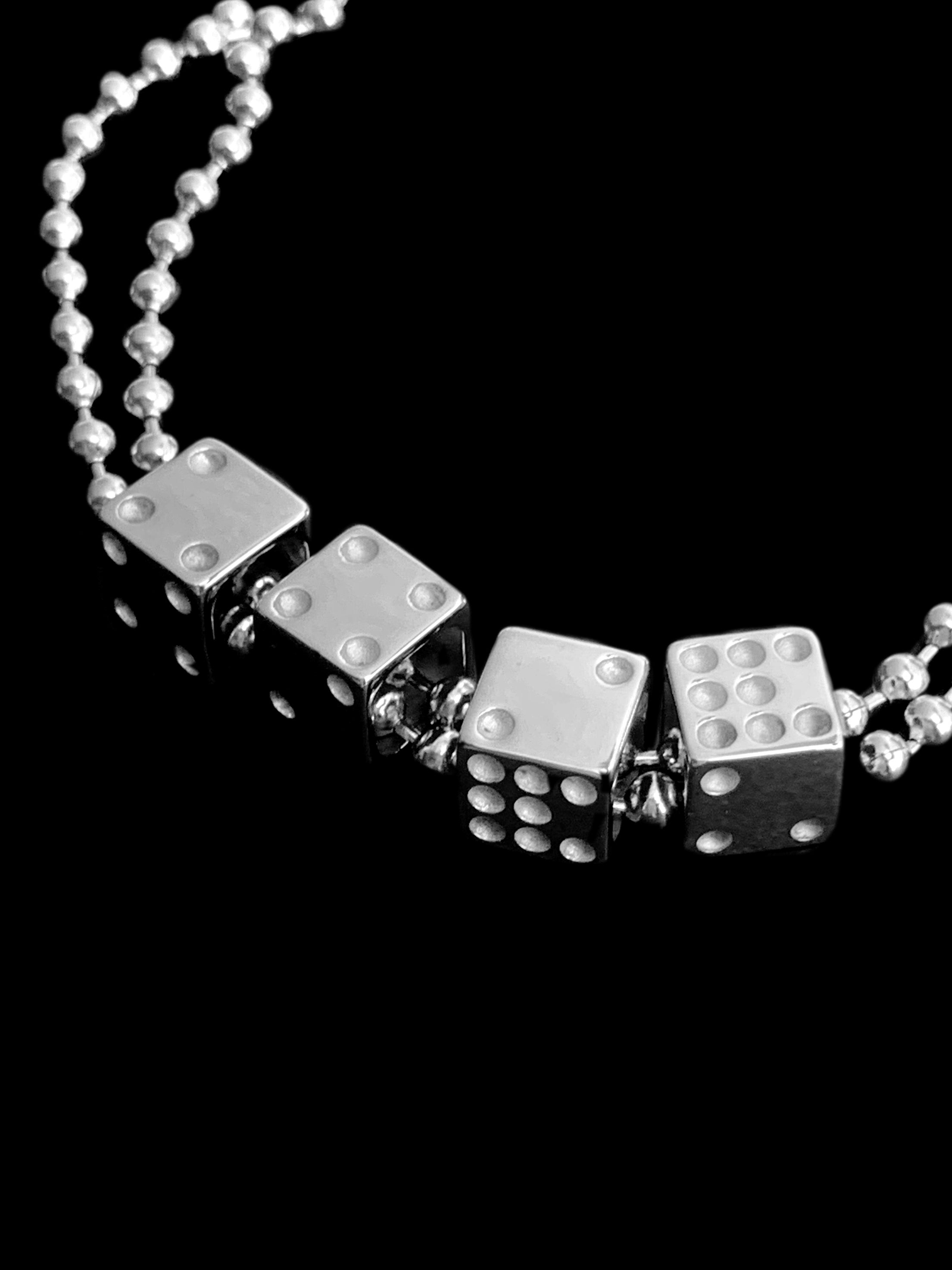 Dice Ball Chain Necklace – Lesser of 2 Evils